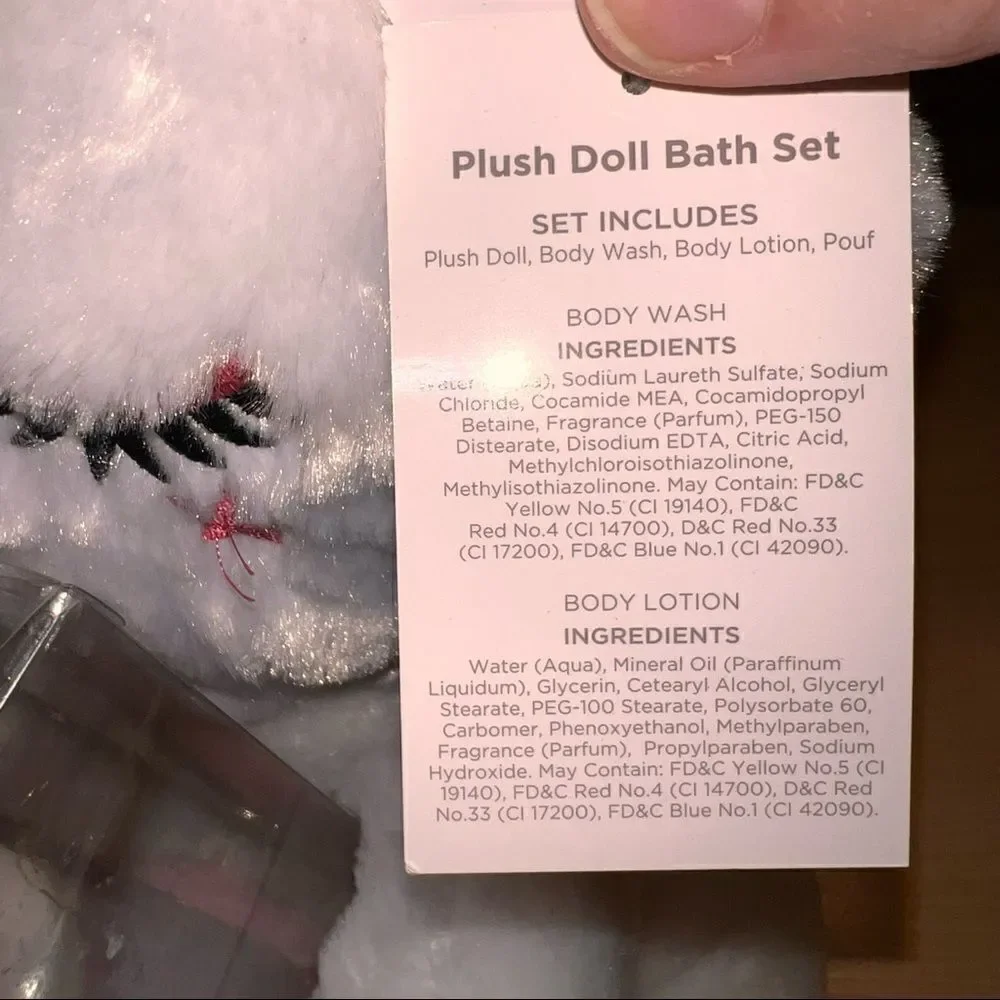 NWT p.s. plush unicorn doll bath set by Aéropostale